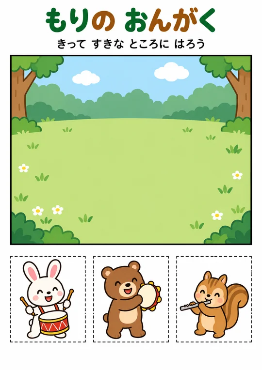 もりの おんがくの教材