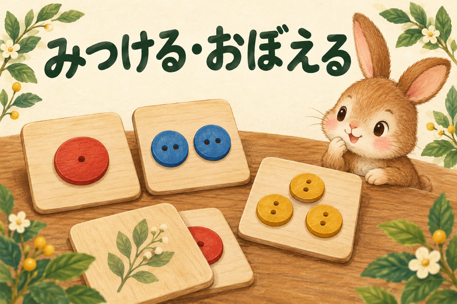 みつける・おぼえる